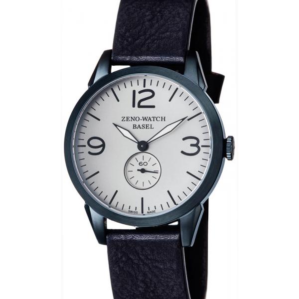 zeno watch basel vintage line quartzuhr blau