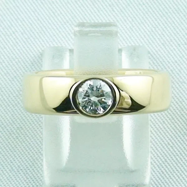R00229 1 750er brilliant goldring diamantring halbkaraeter edlen schmuck sicher online kaufen