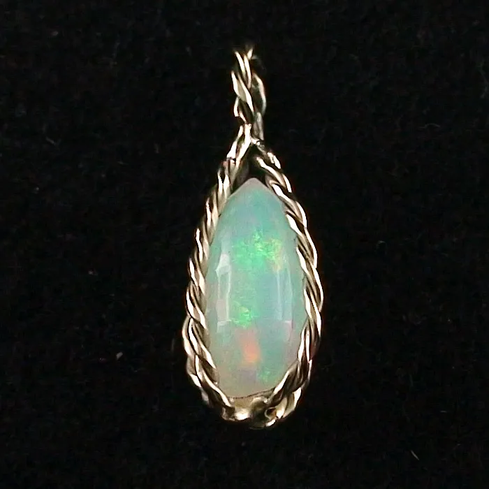 A00453 1 14k 585er goldanhaenger mit welo opal tropfen goldschmuck sicher online bestellen