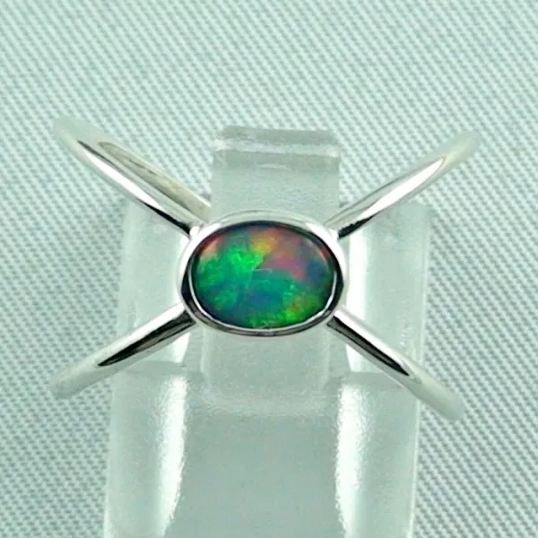 R00189 1 silberopalring opalring welo opal ring ringe online kaufen