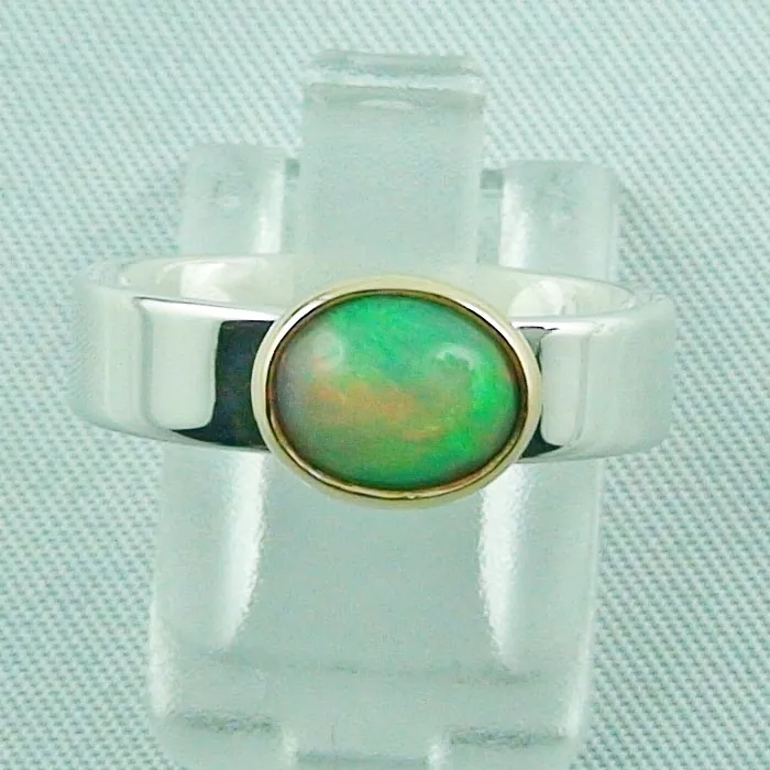 R00281 1 silberring 935 mit welo opal in 18k gold schmuck sicher online kaufen