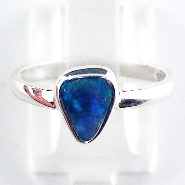 R00367 1 935er silberring mit black opal edlen silberschmuck sicher online kaufen