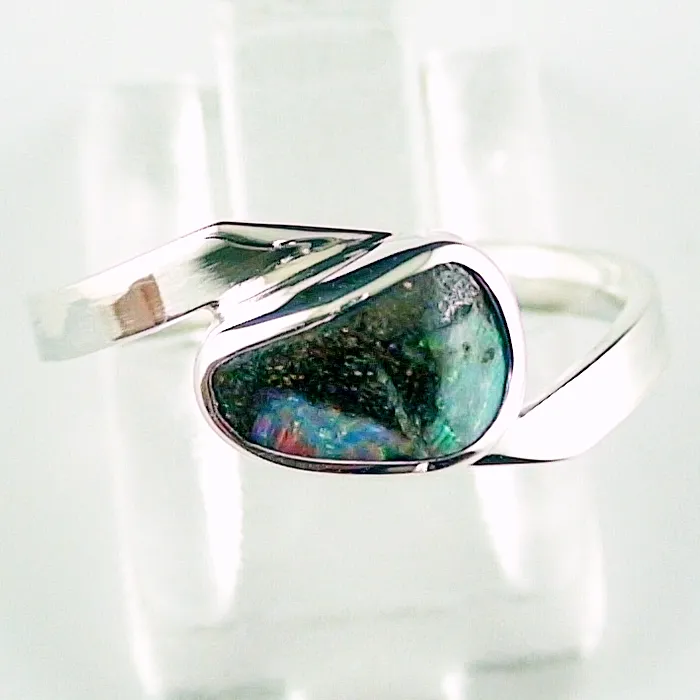 R00377 1 935er silberring mit boulder opal silberringe sicher online bestellen