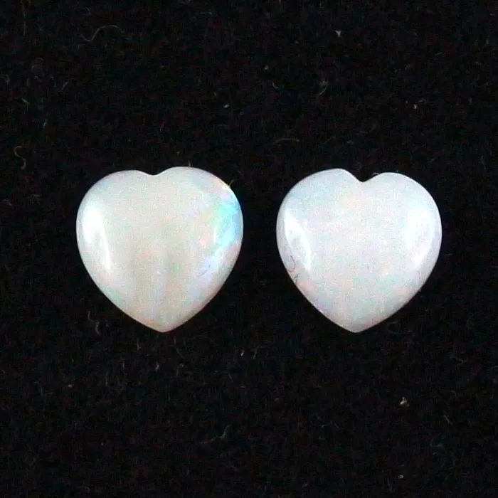 TO00564 1 coober pedy white opal herz paar herzopale sicher online kaufen