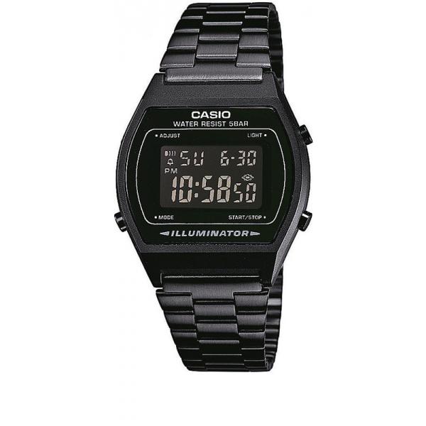 casio vintage lcd digitaluhr iconic illuminator schwarz