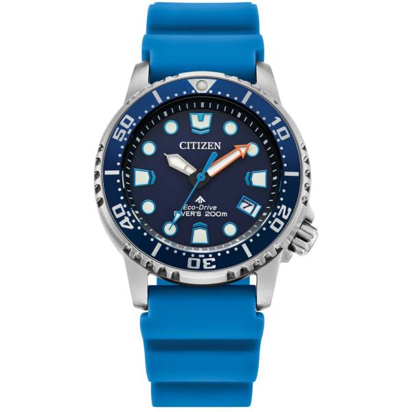 citizen damen taucheruhr promaster diver 36 eco drive solar hellblau