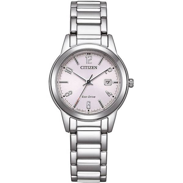 citizen elegant lady eco drive solaruhr stahl rosa