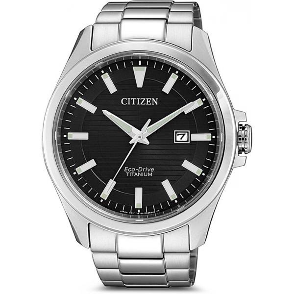 citizen herrenuhr eco drive solar super titanium schwarz