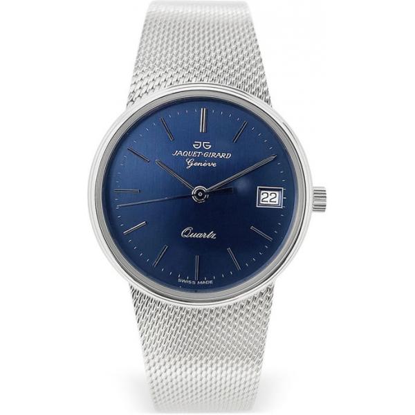 jaquetgirard geneve milanaise armbanduhr blau