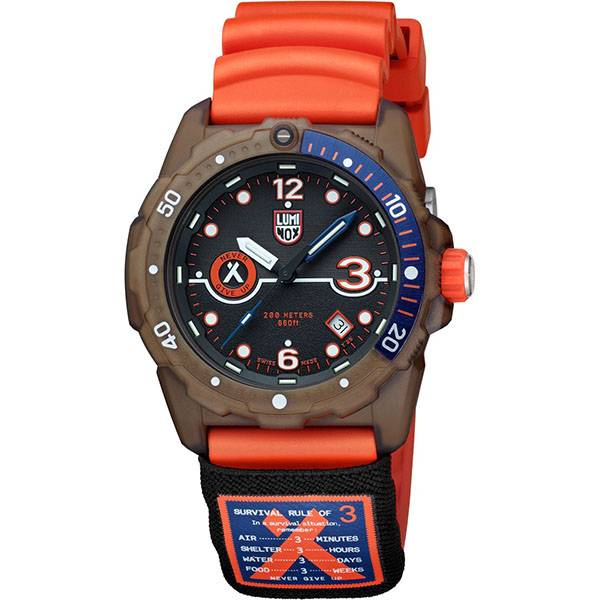 luminox bear grylls survival taucheruhr orange