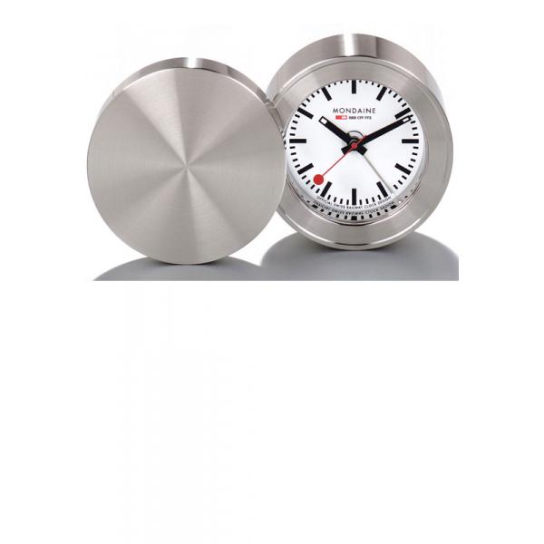 mondaine travel alarm clock reisewecker sbb bahnhofsuhr