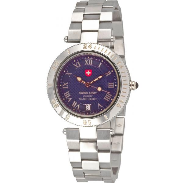 swiss army brigadier quartzuhr blau