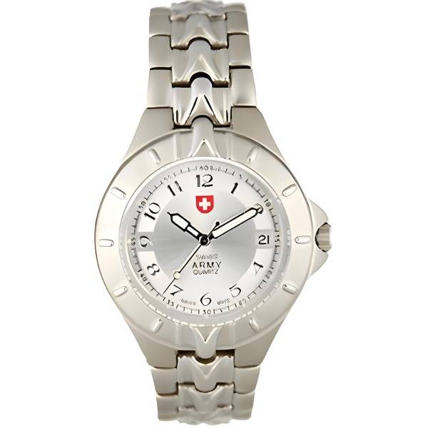 swiss army voyage quartzuhr grau