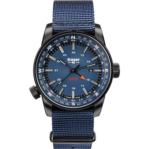 traser p68 pathfinder gmt quartz nato blau