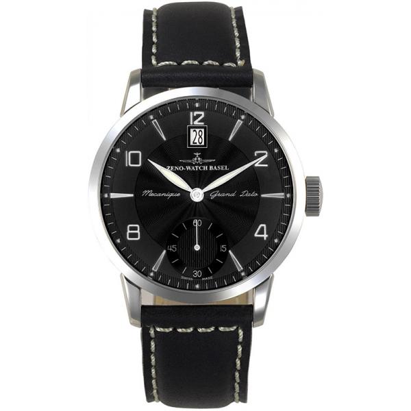 zeno watch basel retro godat big day schwarz