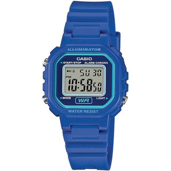 casio lcd illuminator klein blau