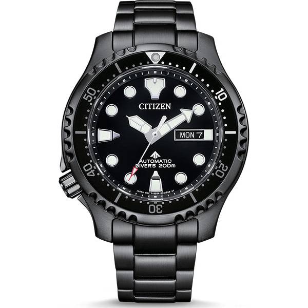 citizen promaster diver automatik taucheruhr stahl schwarz