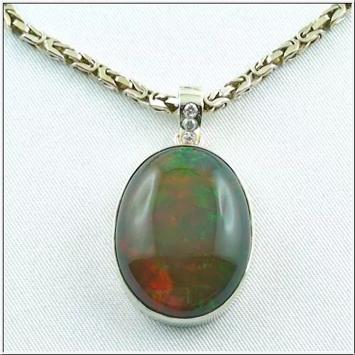 collier opalanhaenger opal schmuckstueck koenigskette welo opal anhaenger diamanten online kaufen A00174 1