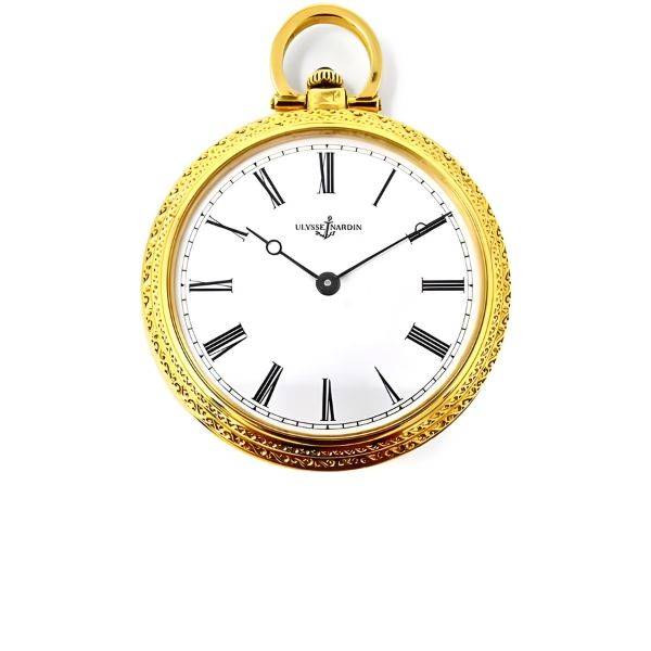 klassik taschenuhr handaufzug ulysse nardin 18k gold