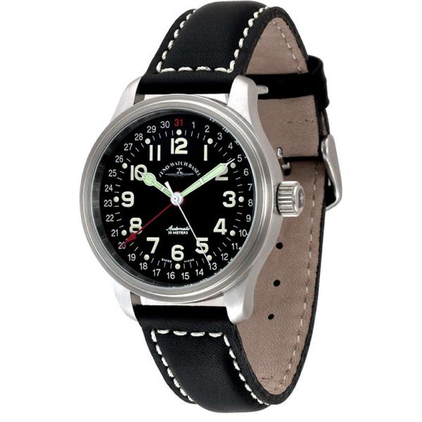 zeno watch basel pilot automatik fliegeruhr pointer date