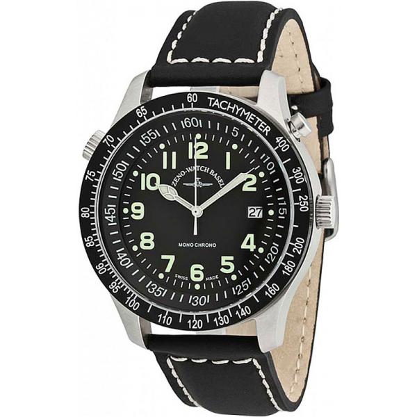 zeno watch basel pilot minute chrono handaufzug flieger