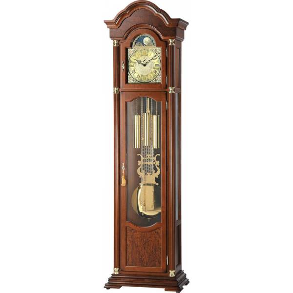 ams standuhr 211cm mechanische holzuhr mit mondphase westminsterschlag 1