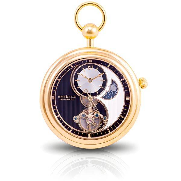 automatik taschenuhr residence yin yang sichtunruh tag nacht gold