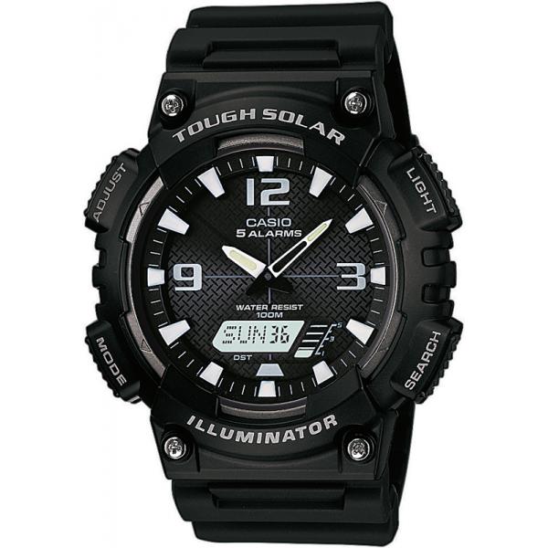 casio tough solaruhr mit 5 alarmen digianalog schwarz