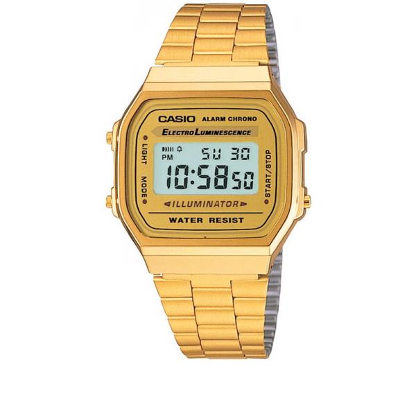 casio vintage lcd digitaluhr iconic illuminator gold