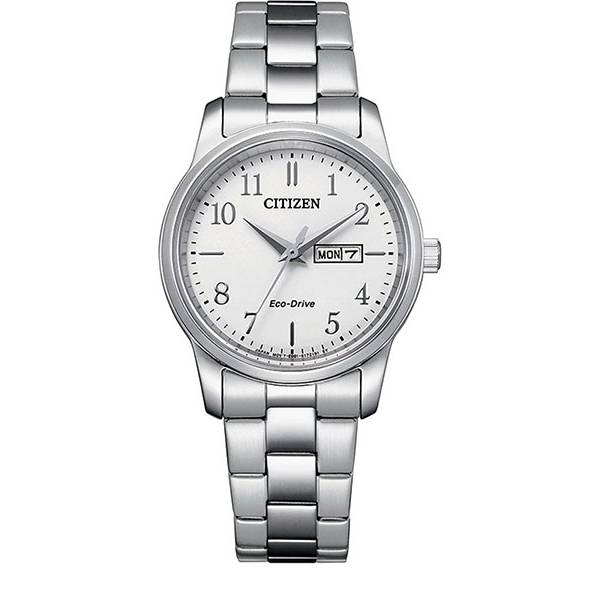 citizen elegant lady eco drive solaruhr edelstahl tag datum