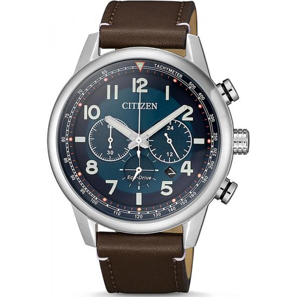 citizen fliegerchrono tachymeter eco drive solaruhr blau