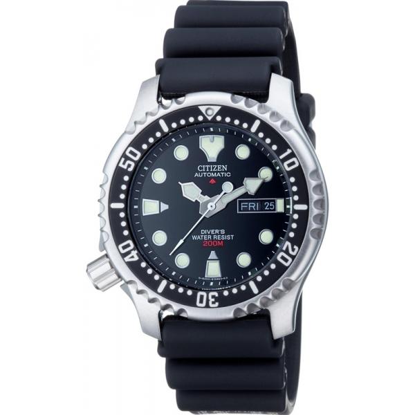 citizen promaster diver automatik taucheruhr edelstahl schwarz