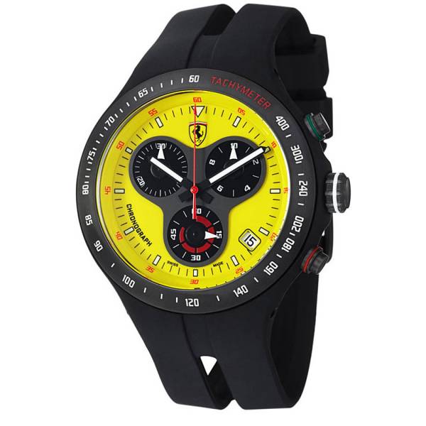 ferrari jumbo 150th anniversary quartz chronograph gelb