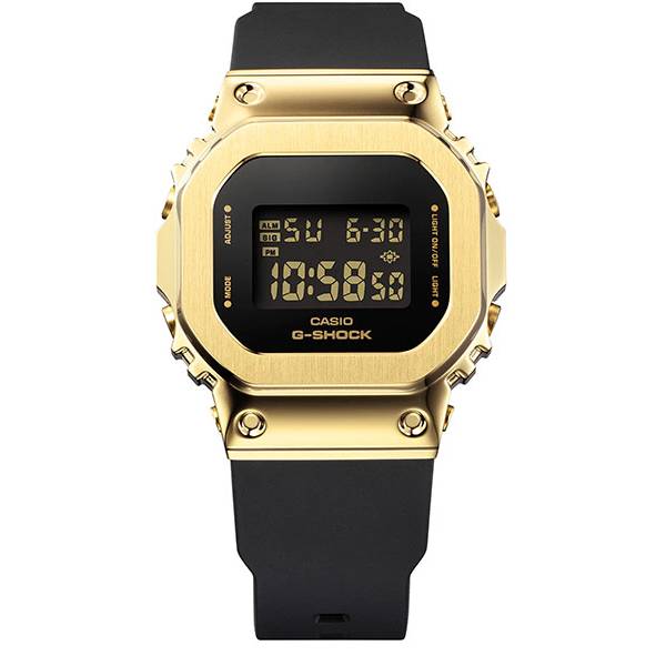 g shock origin digitaluhr medium gold schwarz