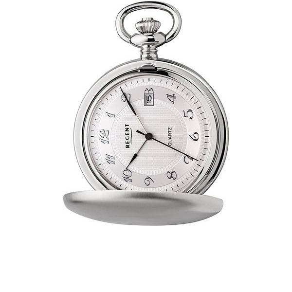 klassik taschenuhr quartz klein chrom