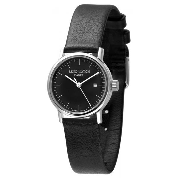 zeno watch basel bauhaus femina automatik uhr schwarz