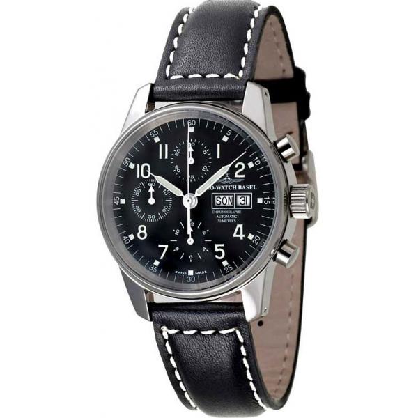 zeno watch basel pilot classic automatik flieger chrono navigator