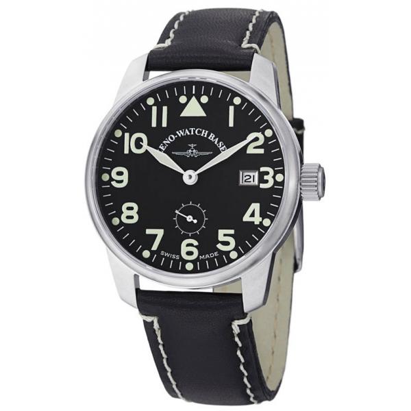 zeno watch basel pilot handaufzug fliegeruhr wehrmachts werk datum