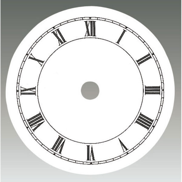 Zifferblatt Aluminium römische Zahlen Ø 101mm