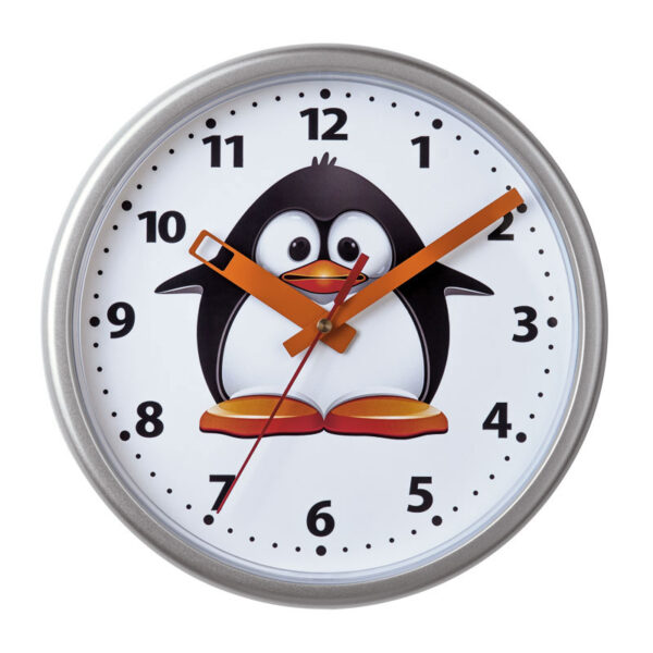 Wanduhr Pinguin