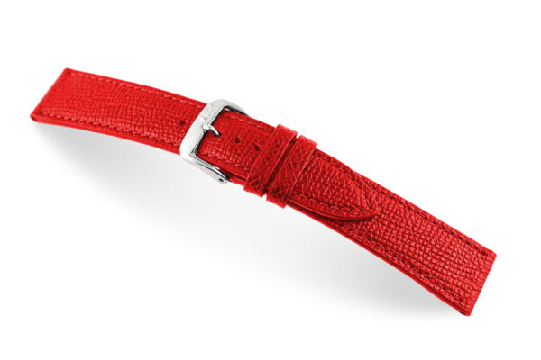 Lederband Pasadena 20 mm rot