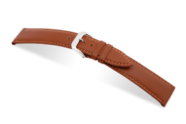 Lederband Arezzo 26mm cognac, glatt