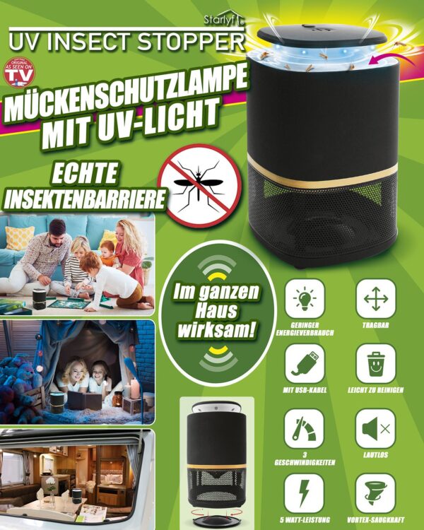 Mückenschutzlampe mit UV-Licht