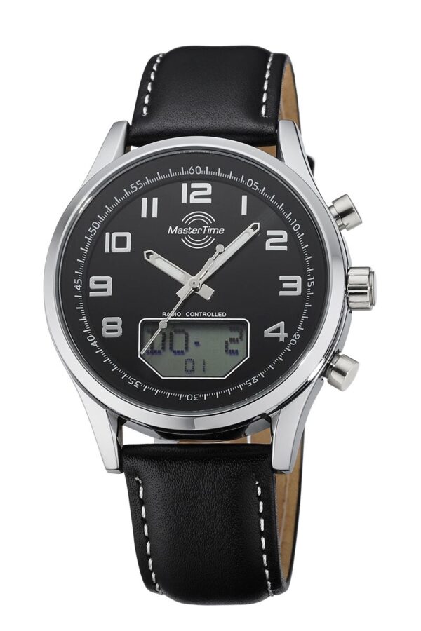 EXKLUSIV-ANGEBOT: MasterTime Herren-Funkuhr Specialist Big Date - MTGA-10712-41L