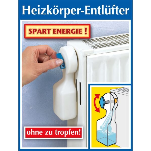 Heizkörper-Entlüfter - spart Heizkosten!