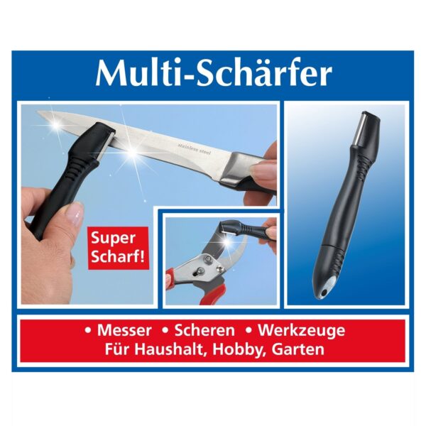 Multi-Schärfer - für Hobby, Haushalt, Garten - super-scharf