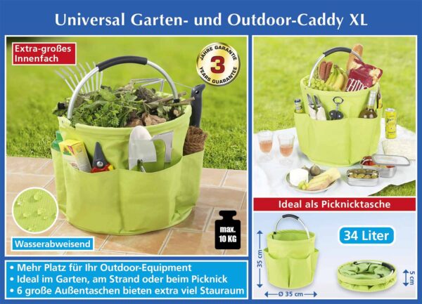 Garten-Caddy, grün - in XL Ausführung