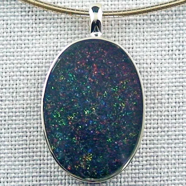 Massiver Opalanhänger 6,93 ct Fairy Boulder Opal 14k 585er Goldanhänger