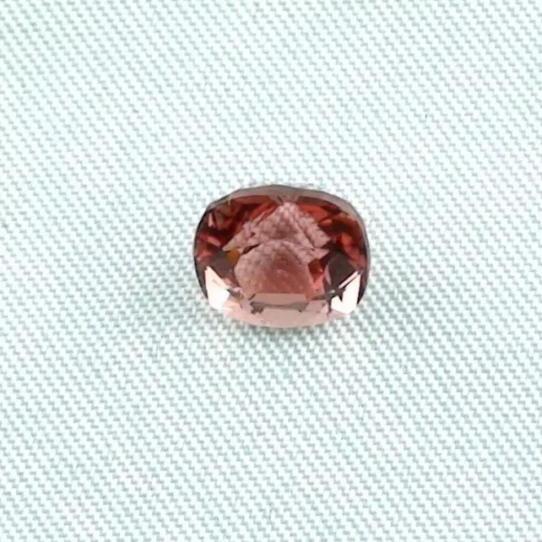 2,13 ct Turmalin Rubellit Edelstein Kissenschliff Orange Schmuckstein