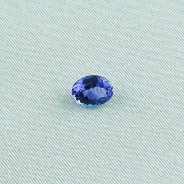 Dunkelblauer AAA Tansanit 1,96 ct Oval Edelstein Schmuckstein